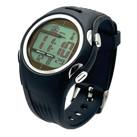 Solar & Radio Wave Wristwatch, Men's, Radio-controlled Solar Watch, Precision, Waterproof, Outdoors, Everyday Use, Simple, Solar, Black, Free, Minimal