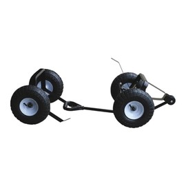 Farm-TUFF Undercarriage Kit with 4" x 10" Pneumatic Tires, Black