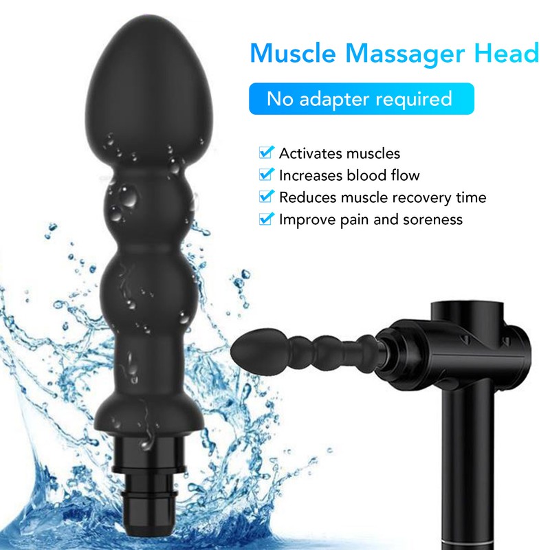 Deep Tissue Massager Head Silicone Replacement Head Attachment for Muscle
