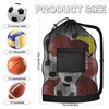 Neikafan Extra Large Sports BallBag 2Pcs NetBag Holds 10-12 Size