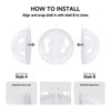 40 Pack 4 Inch Clear Fillable Ornament Balls