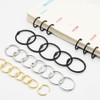 Pack of 100 Book Rings 25 mm Binder Rings Metal