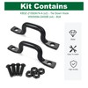 Jetuplusllc Pair Rear Bed Tie Down Hooks with Bolts Compatible