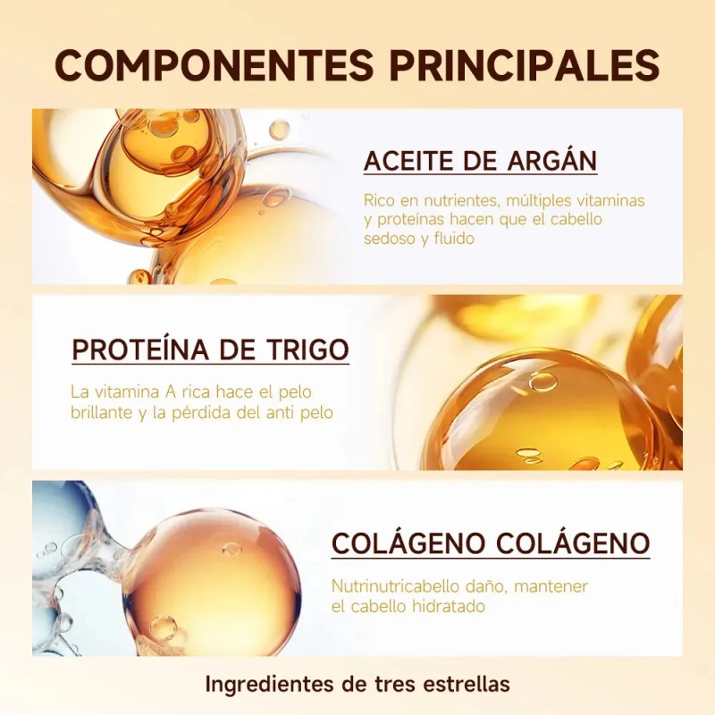 Karseell Repara Tratamiento Capilar Colágenoaceite Kit 2en1