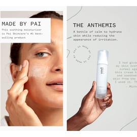 Pai Skincare Organic Face Moisturiser, 50ml – Vitamin E Cream for Women, Chamomile Scent, Vegan & Organic, Dermatologically Approved, Cruelty-Free