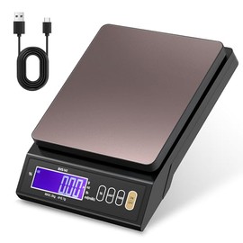 Bonvoisin Baking Scale 0.1 Gram Accuracy Digital Scale for Kitchen, Candle, Soap and Sourdough Bread Making, with Percentage Weighing Function, Weigh 
