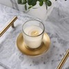 Iron Plate Candle Holder, Gold, Decorative Iron Pillar Candle Holder,