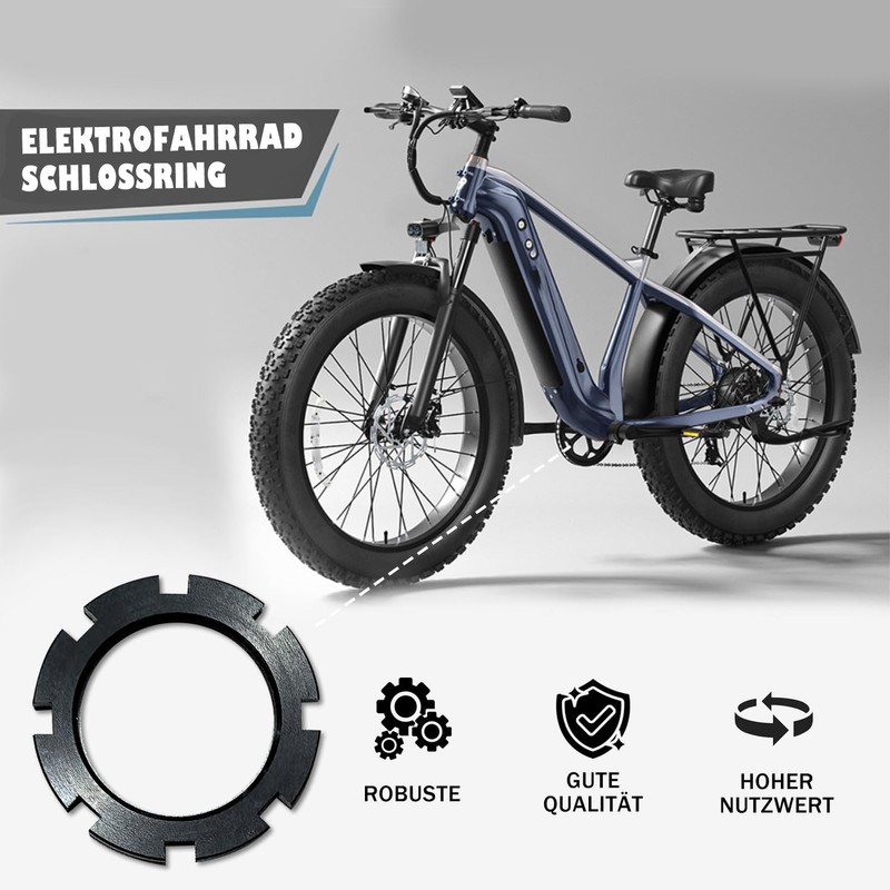 songyea Universal Lock Ring for E-Bikes, Lock Ring Compatible with