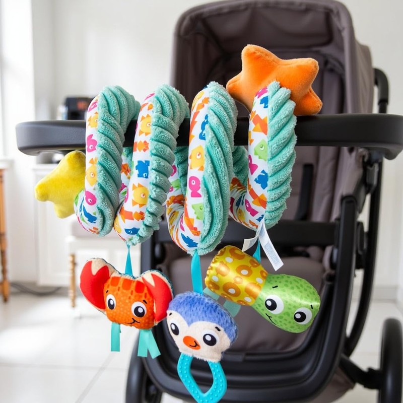Playgro Ocean Adventure Twirly Whirly | Giocattolo Avvolgente e colorato