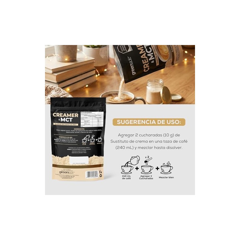 Creamer Vegetal con MCT y Aceite de coco - 150