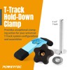 POWERTEC 71389-P2 T-Track Mini Hold-Down Clamp, 3-5/8" L x 3/4"