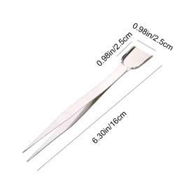 Precision Tweezers Long Tweezers Pointed Tweezers with Shovel, Stainless Steel Tweezers Craft Tweezers Medical Tweezers, Lash Tweezers Tweezers for Facial Hair Women