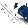 MIKODA Billet Aluminum Shift Transmission Column Linkage Kit Compatible with