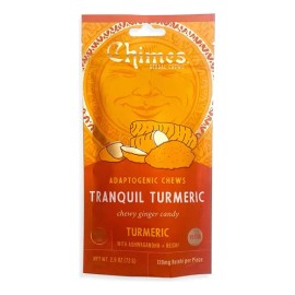 Chimes Tranquil Cúrcuma Adaptógeno Jengibre Masticable Caram                                                                                          