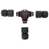 2 Pcs Tee Wire Connectors IP68 Waterproof 2 Pin 3