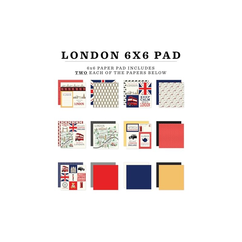 London 6x6 Paper Pad