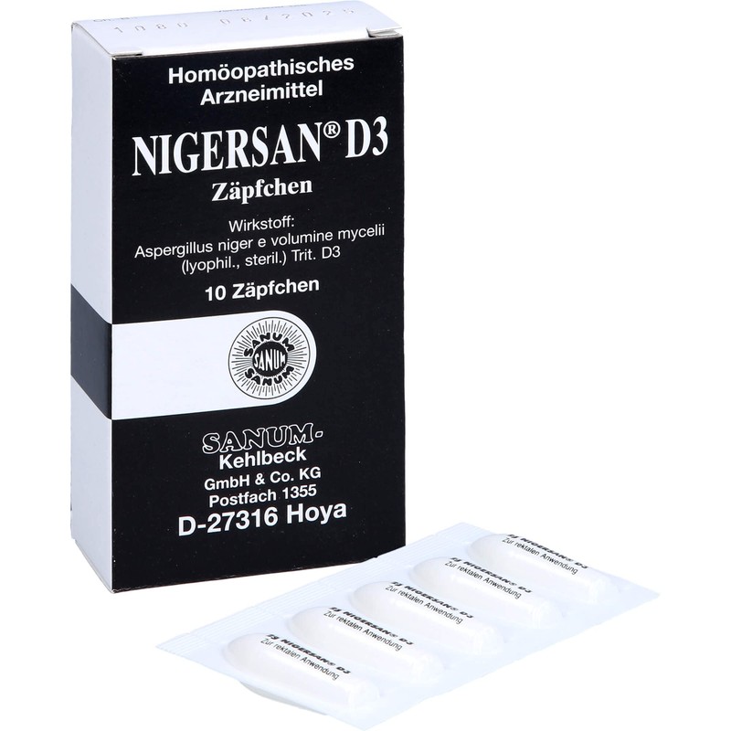 NIGERSAN D 3 Suppositories Pack of 10
