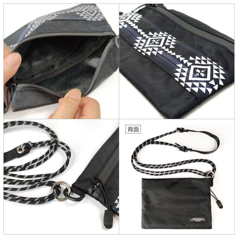 TRIUMPHAL Men's Women's Neck Pouch, Smartphone Pouch, Shoulder Bag, Native