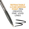 BIC Glide Blue Retractable Ballpoint Pens, Medium Point (1.0 mm),