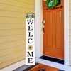 Interchangeable Welcome Sign for Front Porch Standing 47"X8" Outdoor Large