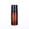 2Pcs Brown 50ml Glass Essential Oil Roller Bottles Refillable Roll