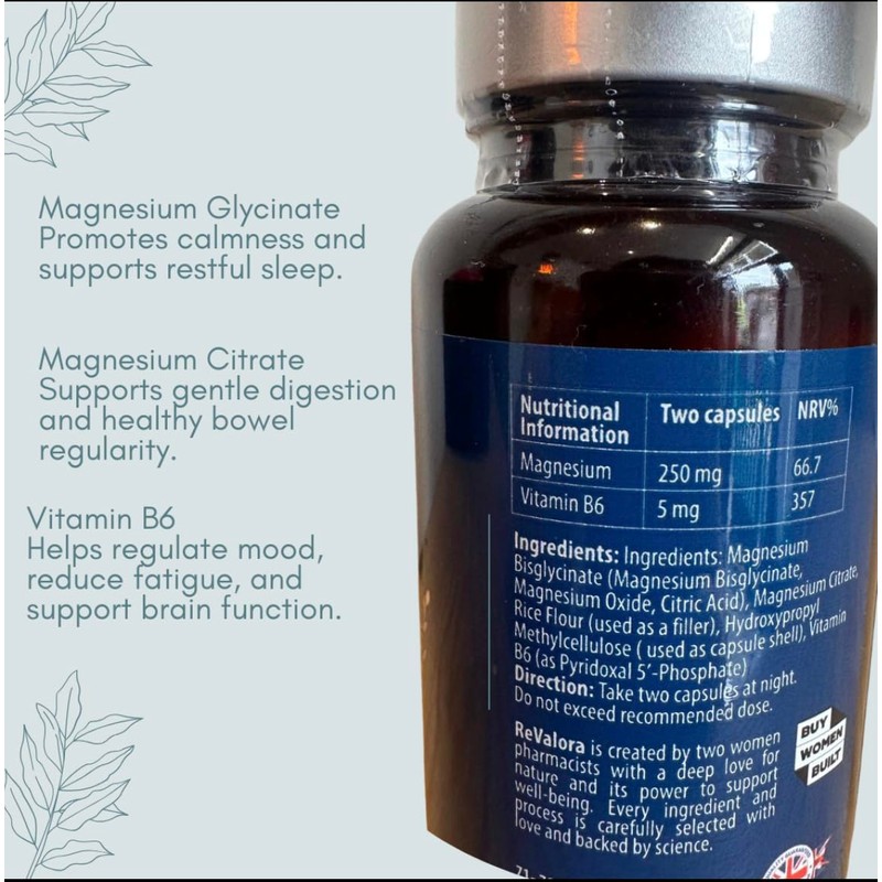 Revalora Magnesium Night Formula – Sleep, Relaxation & Recovery Support