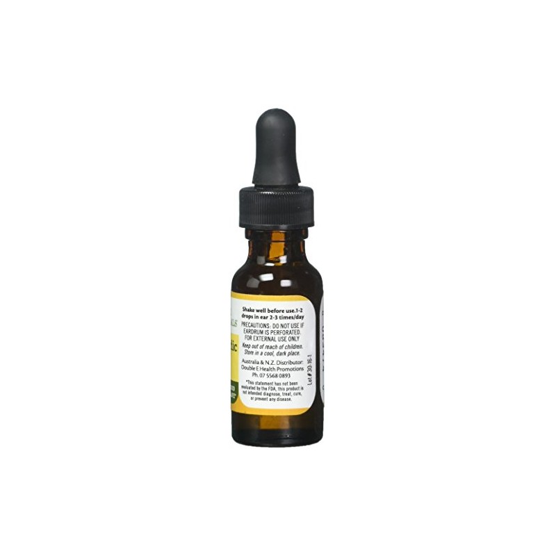 Equinox Botanicals Mullein Garlic Ear Oil .5 oz