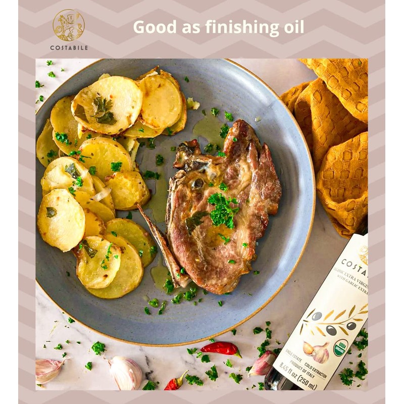 Costabile Garlic Infused Olive Oil & Orange Infused Extra Virgin