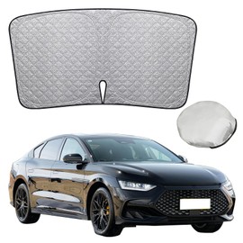 Auto Sonnenschutz für Smart Fortwo W453 2016-2023, Auto Windschutzscheibe Sonnenschutz Auto Frontscheibe Sonnenschutz Sonnenschutz Abdeckung UV Schutz für Auto Frontscheibe