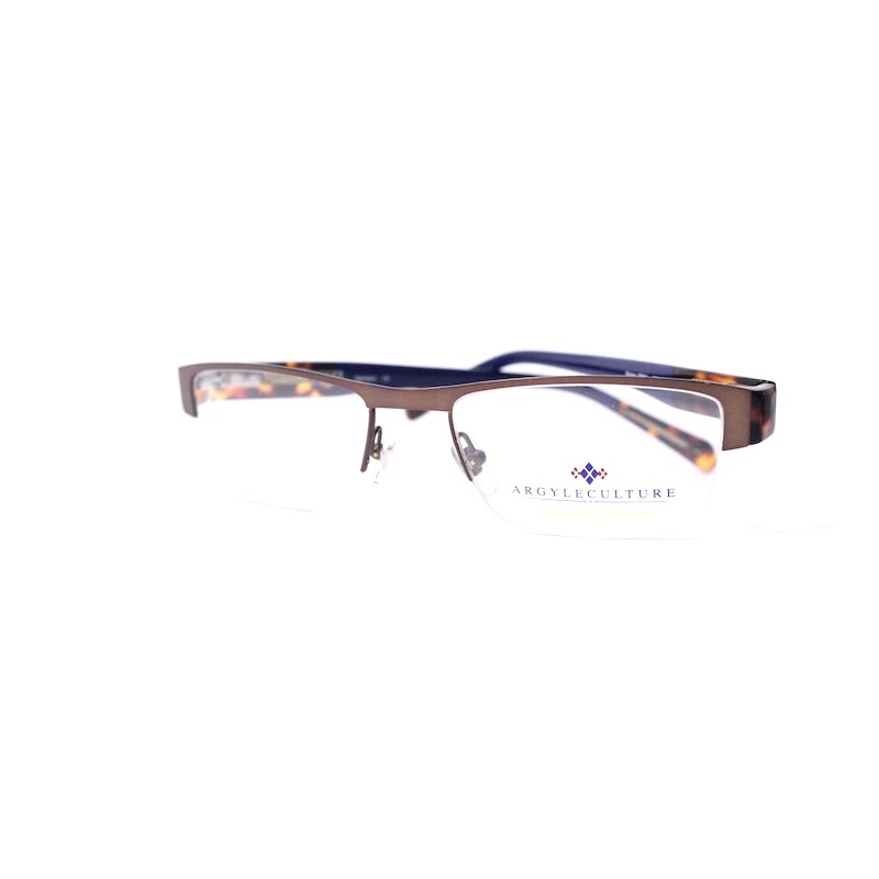 Argyleculture NEW ARGYLECULTURE SANDERS EYEGLASSES BRW SIZE: 55-20-145