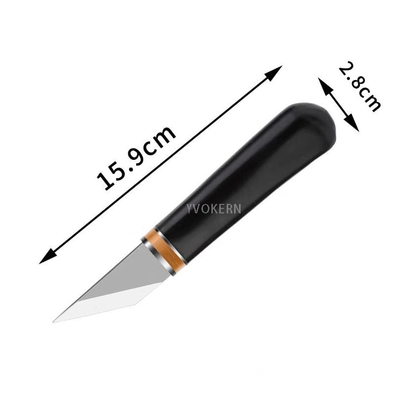 Leather Cutting Knife Professional Precision Bevel Head sharp Knife Cutter