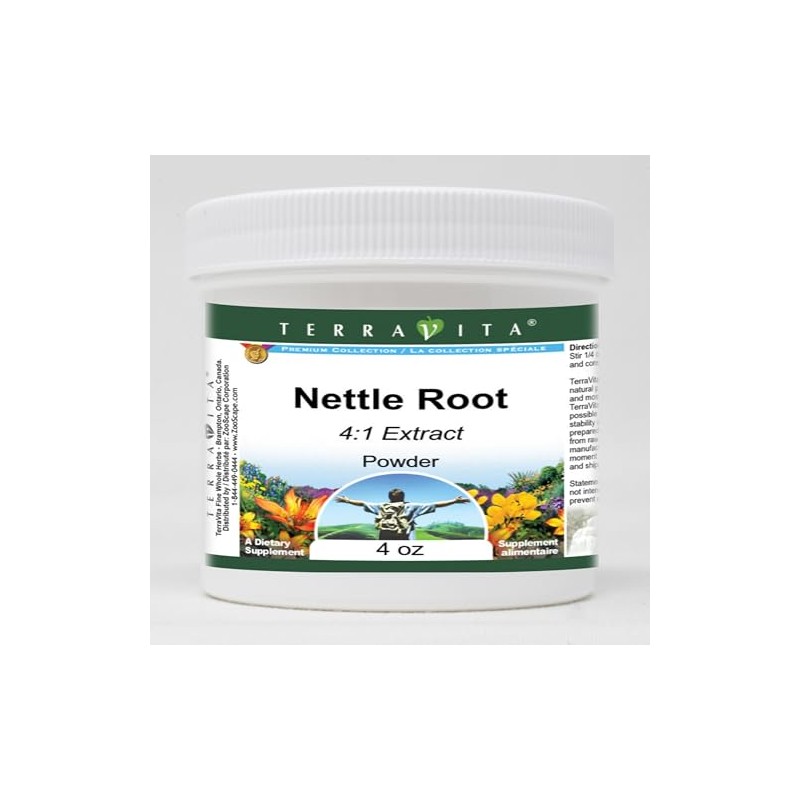 Terravita Nettle Root 4:1 Powder (4 oz, ZIN: 520924)