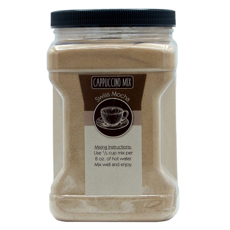 Instant Cappuccino Mix - 3 Lb Tub (Swiss Mocha)