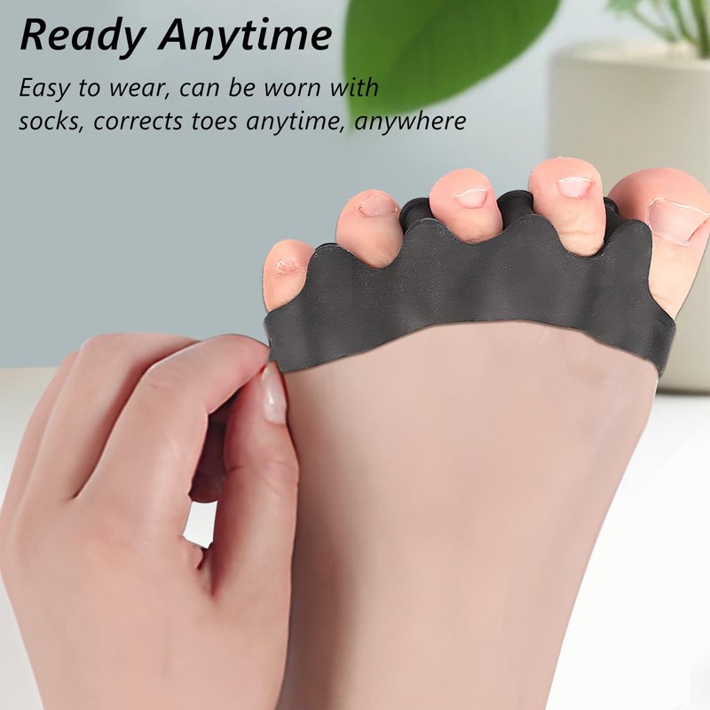 Toe Separators Thick & Long-Lasting - Doctor Recommended - Corrects