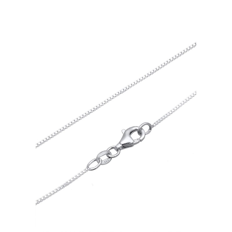 Elli Women's Necklace Plate Pendant Hammered in 925 Sterling Silver,