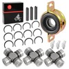 Front Rear Propeller Shaft Bearing Carrier & u-joint For Polaris