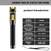 Visual Fault Locator,100-120KM Fiber Optic Cable Tester Meter, VFL Red