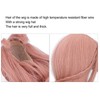 ES053 Doll Long Wig Soft Curly 8 to 9inch Doll