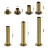 sourcing map 50 Sets Chicago Screw Rivets Metal Phillips Head