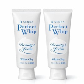 [Wellbeing Warehouse] Senka Perfect Whip White Clay 120g x 2 / [웰빙창고] 센카 퍼펙트 휩 화이트 클레이 120g x 2개