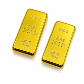 Hyack Ingot Gold Bottle Opener Magnet Bottle Opener Replica Gold Paperweight (2 pcs)