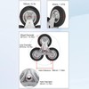 Stair Climbing Wheel Replacement - Heavy Duty 6in RubberWheel Climber