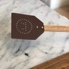 Outset 76616 Acacia Wood and Leather Amish-Style Fly Swatter, 17.5",