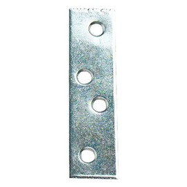 Bulk Hardware BH01141 reparación chapadas en Zinc soporte platos de tirantes, 100 mm (4 inch) – paquete de 10