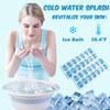 Facial Ice Bath Kit with Foldable Face Bowl for Massage,