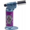 Ever Tech Double Table Torch Lighter Adjustable Flame Refillable Skull