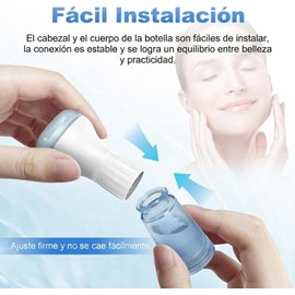 Ajustable Rodillo Facial S2, Incluye un Aplicador de Sérum de 10 ml, Adecuado para el Cuidado del Rostro, el Cuero Cabelludo y la Barba