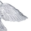 Silver Angel Wing Statue Standing Sculpture Resin Desktop Garden Ornament