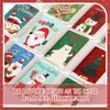 Nezyo 24 Sets Mini Christmas Notebooks and Ballpoint Pen Pockets