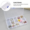 EXCEART 3 Pieces Assortment Box Small Sorting Boxes Plastic Transparent